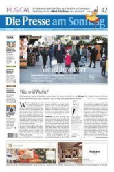 :  Die Presse am Sonntag vom 19 Dezember 2021