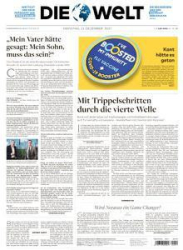 :  Die Welt vom 21 Dezember 2021