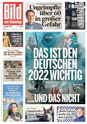 :  Bild am Sonntag vom 02 Januar 2022