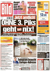 :  Bild Zeitung vom 08 Januar 2022