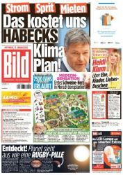 : Bild Zeitung vom 12 Januar 2022