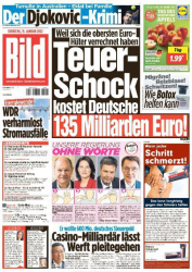 : Bild Zeitung vom 11 Januar 2022