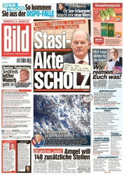 :  Bild Zeitung vom 13 Januar 2022