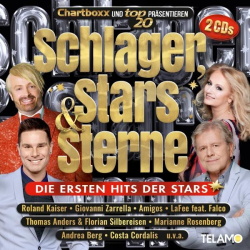 : Chartboxx & Top20 präsentieren Schlager, Stars & Sterne - Die ersten Hits der Stars (2CD)(2022)