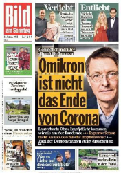 : Bild am Sonntag 16.01.2022