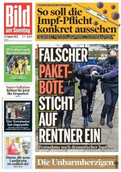 :  Bild am Sonntag vom 23 Januar 2022