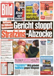 :  Bild Zeitung vom 27 Januar 2022