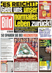 : Bild Zeitung vom 07 Februar 2022