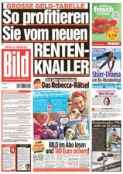 :  Bild Zeitung vom 18 Februar 2022