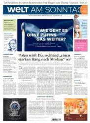 :  Welt am Sonntag vom 03 April 2022