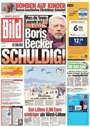 :  Bild Zeitung vom 09 April 2022