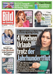 :  Bild am Sonntag vom 10 April 2022