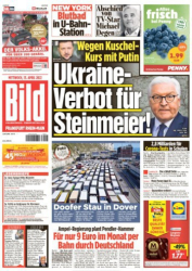 : Bild Zeitung vom 13 April 2022