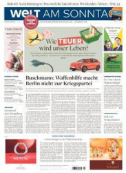 :  Welt am Sonntag (Frühausgabe) vom 16 April 2022