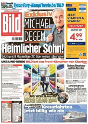 :  Bild Zeitung vom 23 April 2022