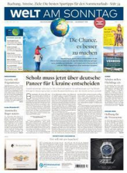 :  Welt am Sonntag (Frühausgabe) vom 23 April 2022