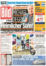 : Bild Zeitung vom 23 April 2022