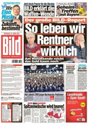 :  Bild Zeitung vom 27 April 2022