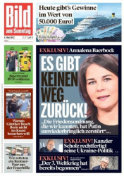 :  Bild am Sonntag vom 01 Mai 2022