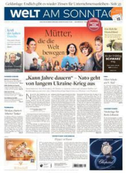 :  Welt am Sonntag Frühausgabe vom 07 Mai 2022