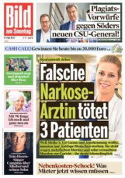 :  Bild am Sonntag vom 08 Mai 2022