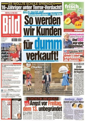 :  Bild Zeitung vom 13 Mai 2022