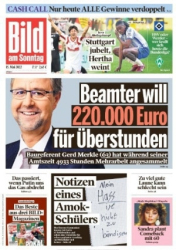 :  Bild am Sonntag vom 15 Mai 2022