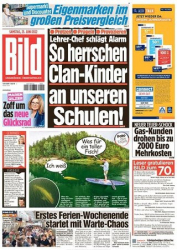 :  Bild Zeitung vom 25 Juni 2022