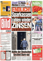 :  Bild Zeitung vom 08 Juli 2022