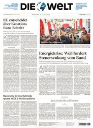 :  Die Welt vom 11 Juli 2022