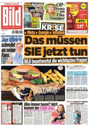 :  Bild Zeitung vom 13 Juli 2022