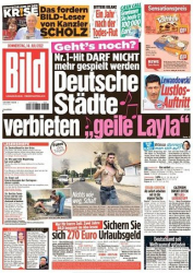 :  Bild Zeitung vom 14 Juli 2022