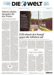 :  Die Welt vom 22 Juli 2022