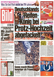 : Bild Zeitung vom 25 Juli 2022