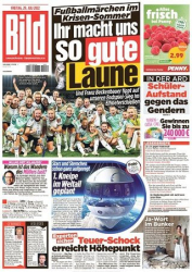 :  Bild Zeitung vom 29 Juli 2022