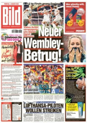 :  Bild Zeitung vom 01 August 2022