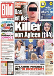 :  Bild Zeitung vom 03 August 2022