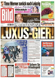 :  Bild Zeitung vom 08 August 2022