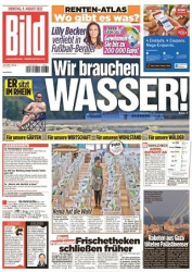 :  Bild Zeitung vom 09 August 2022