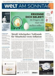 :  Die Welt am Sonntag vom 14 August 2022