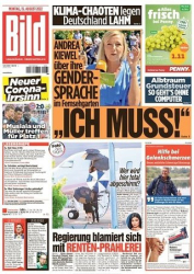 :  Bild Zeitung vom 15 August 2022