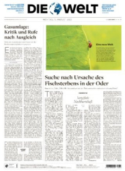 :  Die Welt vom 15 August 2022