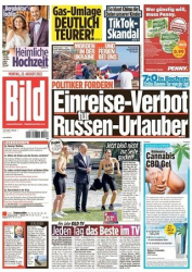 :  Bild Zeitung vom 22 August 2022