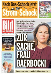 :  Bild am Sonntag vom 28 August 2022