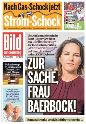 : Bild am Sonntag vom 28 August 2022