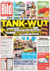 :  Bild Zeitung vom 02S eptember 2022