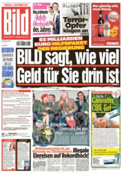 :  Bild Zeitung vom 05 September 2022