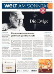 :  Die Welt am Sonntag (Frühausgabe) vom 10 September 2022