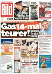 :  Bild Zeitung vom 13 September 2022