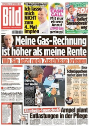 :  Bild Zeitung vom 14 September 2022